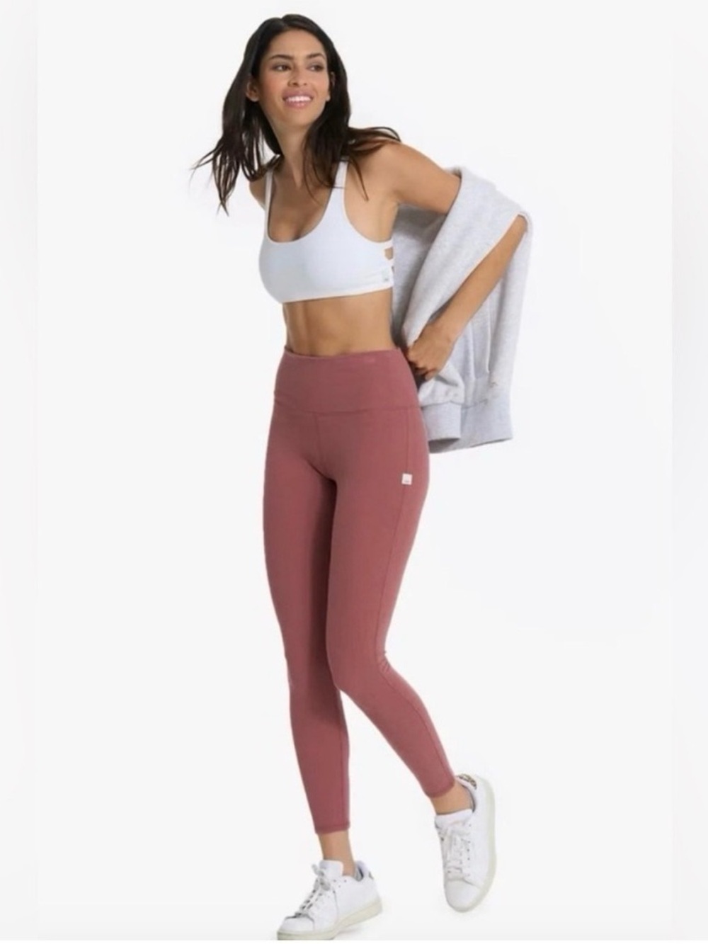 Vuori Bayview Thermal Legging Rosewood